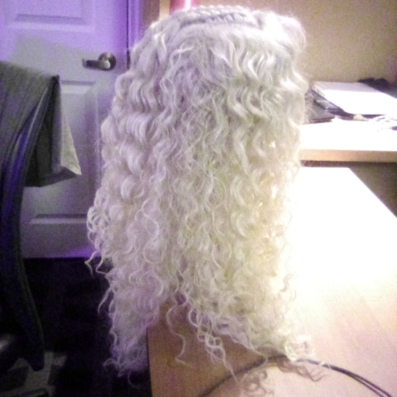 Blonde double dutch braid top knot - Picture 5 of 11